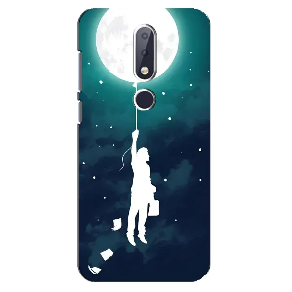 Чехол с рисунком «To The moon» для Nokia 6.1 Plus Чехол с рисунком «To The moon» для Nokia 6.1 Plus