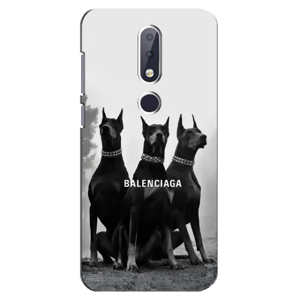 Чехол с рисунком «Три добермана» для Nokia 6.1 Plus Чехол с рисунком «Три добермана» для Nokia 6.1 Plus
