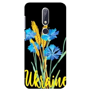 Чохол на Nokia 6.1 Plus (Український дизайн) (Україна в квітах)