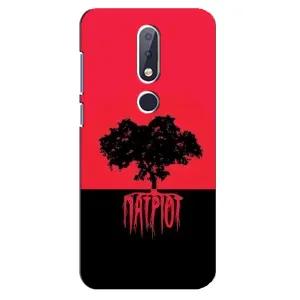 Чехлы УПА (Красно-Чёрный) на Nokia 6.1 Plus (УПА Патриот)