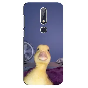 Чехол с рисунком «Утка» для Nokia 6.1 Plus