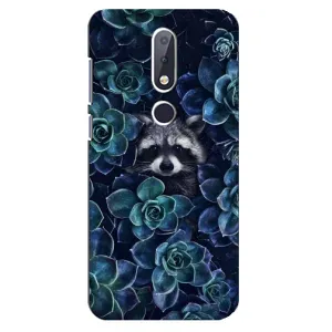Силіконовий Чохол з Энотами на Nokia 6.1 Plus (В квітах)