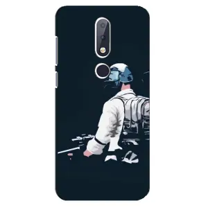 Чохол з картинкою "Герой Pubg" на Nokia 6.1 Plus (В екіперівці)