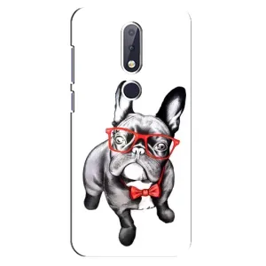 Бампер для Nokia 6.1 Plus з картинкою "Песики" (В окулярах)