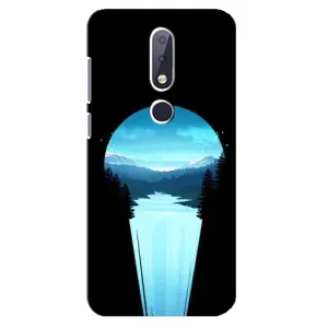 Чохол з малюнком «Синій Водоспад» для Nokia 6.1 Plus