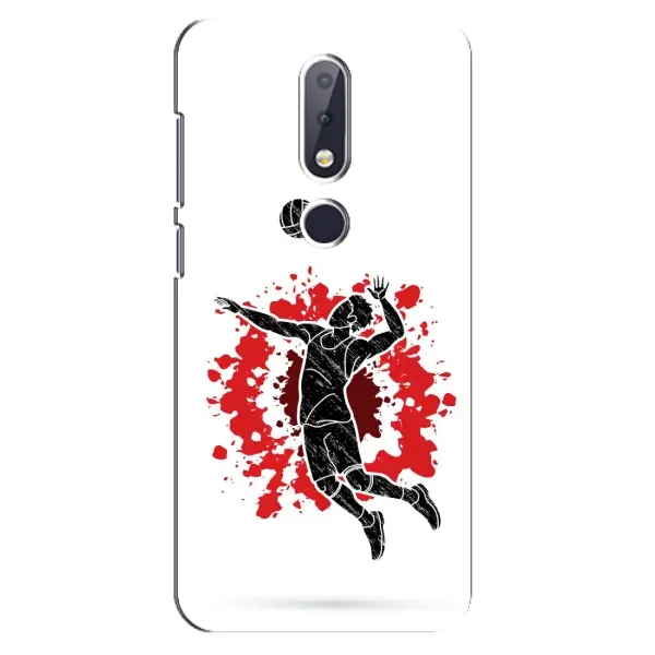Чехол с рисунком «Волейболист» для Nokia 6.1 Plus Чехол с рисунком «Волейболист» для Nokia 6.1 Plus