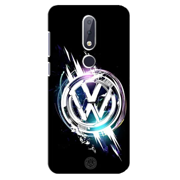 Чехол с рисунком «Volkswagen на черном» для Nokia 6.1 Plus Чехол с рисунком «Volkswagen на черном» для Nokia 6.1 Plus