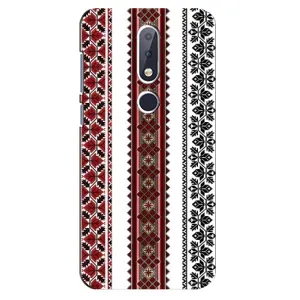 Силиконовый Чехол на Nokia 6.1 Plus с картинкой Вышиванки (Вышиваночки)