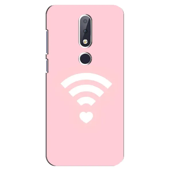Чохол з малюнком «WiFi Love» для Nokia 6.1 Plus Чохол з малюнком «WiFi Love» для Nokia 6.1 Plus