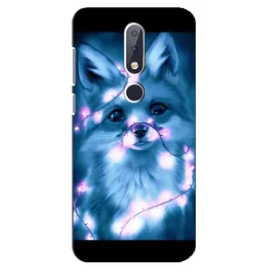 Чехол с Лисичкой для Nokia 6.1 Plus (Яркая Лиса)