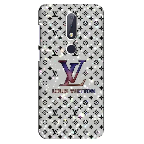 Чехол с рисунком «Яркий LV» для Nokia 6.1 Plus