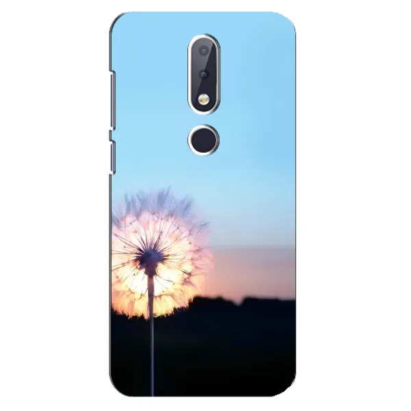 Чехол с рисунком «Закат с одуванчиком» для Nokia 6.1 Plus Чехол с рисунком «Закат с одуванчиком» для Nokia 6.1 Plus