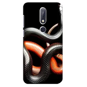 Чохли з зображенням різних тварин на Nokia 6.1 Plus (Змія)