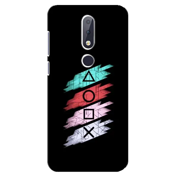 Чехол с рисунком «Значки Sony» для Nokia 6.1 Plus Чехол с рисунком «Значки Sony» для Nokia 6.1 Plus