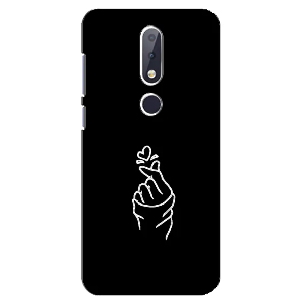 Чехол с рисунком «Знак Сердечка» для Nokia 6.1 Plus Чехол с рисунком «Знак Сердечка» для Nokia 6.1 Plus