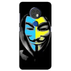 Чехол с Украинской символикой на Нокиа 6.2 (2019) (Анонимус патриот)