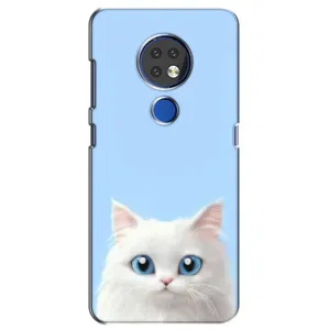 Чохол на тематику: Коти для Nokia 6.2 (2019) (Білий кіт)