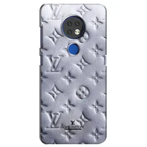 Текстурний Чохол Louis Vuitton для Нокіа 6.2 (2019) (Білий ЛВ)