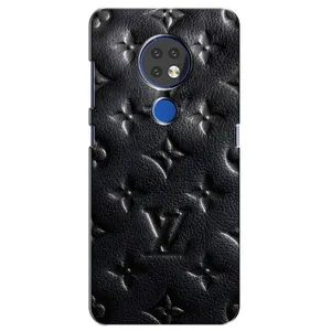 Текстурний Чохол Louis Vuitton для Нокіа 6.2 (2019) (Чорний ЛВ)