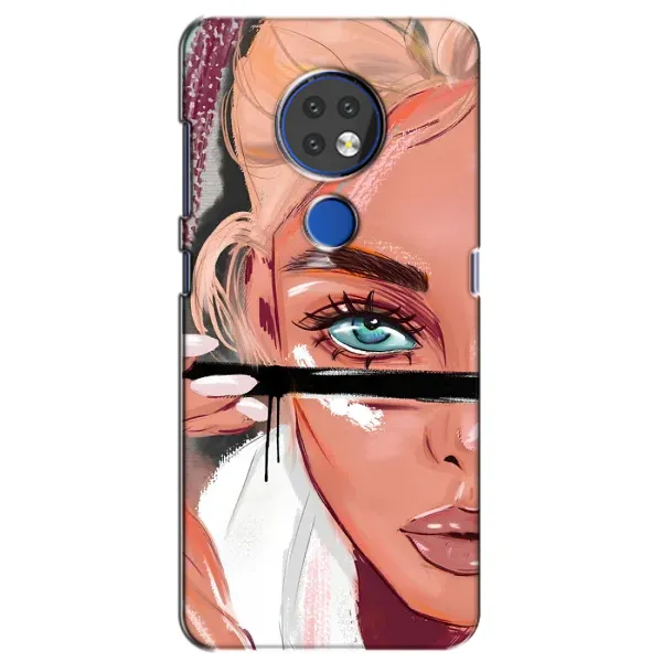 Чехол с рисунком «Девушка и ресницы» для Nokia 6.2 (2019) Чехол с рисунком «Девушка и ресницы» для Nokia 6.2 (2019)