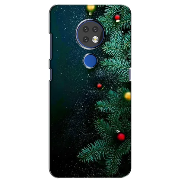 Чехол с рисунком «Елка» для Nokia 6.2 (2019)