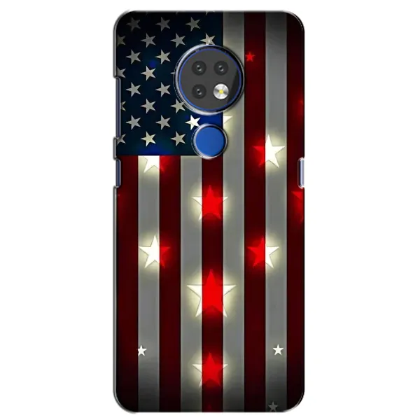 Чехол с рисунком «Флаг США 2» для Nokia 6.2 (2019)