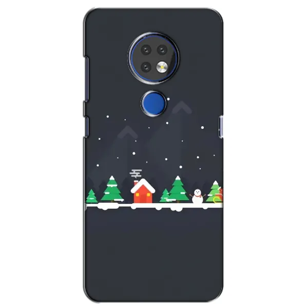 Чехол с рисунком «Город зимний» для Nokia 6.2 (2019) Чехол с рисунком «Город зимний» для Nokia 6.2 (2019)