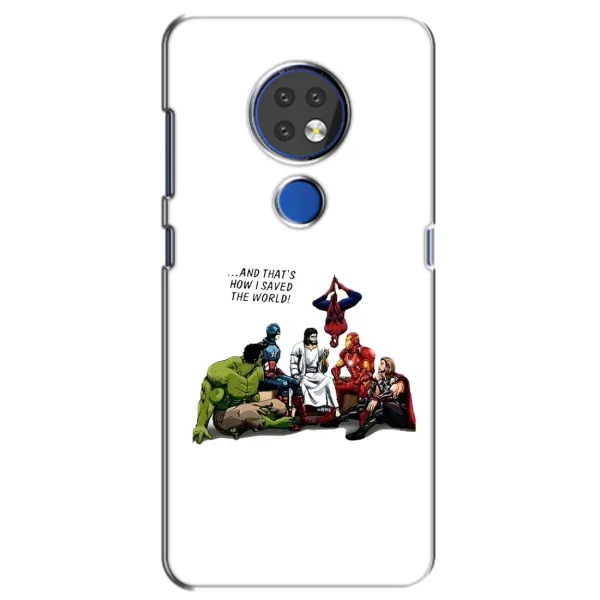 Чехол с рисунком «Иисус супергерой» для Nokia 6.2 (2019) Чехол с рисунком «Иисус супергерой» для Nokia 6.2 (2019)