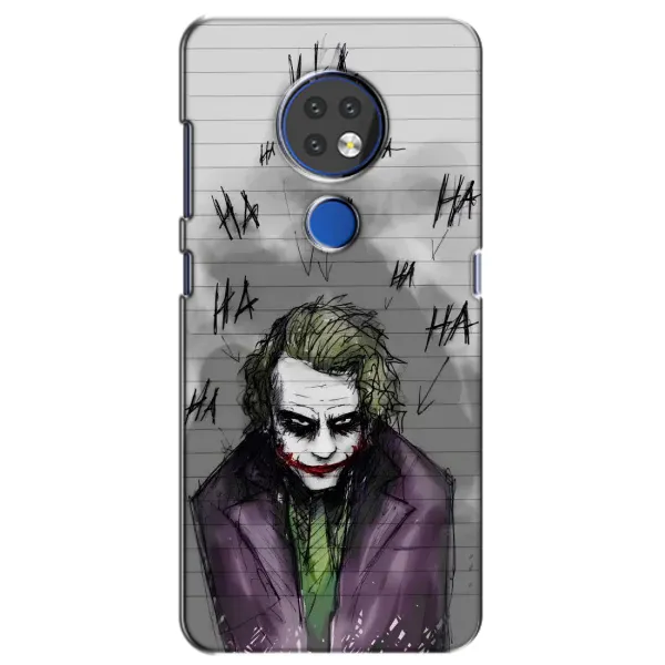 Чехол с рисунком «Joker клоун» для Nokia 6.2 (2019) Чехол с рисунком «Joker клоун» для Nokia 6.2 (2019)