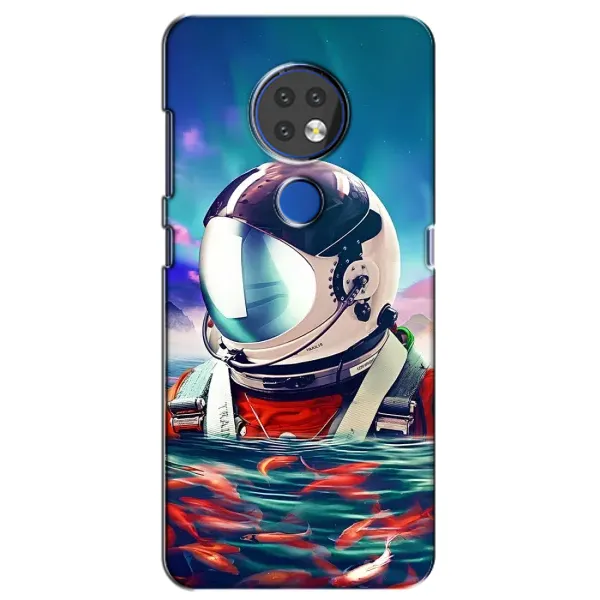Чехол с рисунком «Космонавт в воде» для Nokia 6.2 (2019) Чехол с рисунком «Космонавт в воде» для Nokia 6.2 (2019)