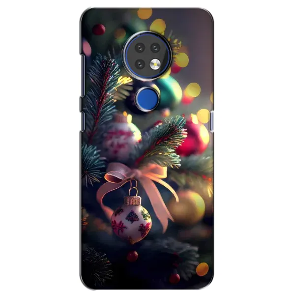 Чехол с рисунком «Красивая елочка» для Nokia 6.2 (2019)