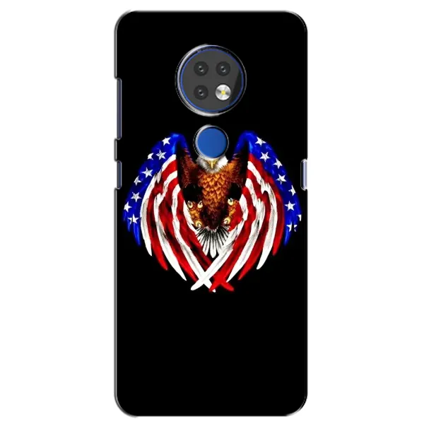 Чехол с рисунком «Крылья США» для Nokia 6.2 (2019)