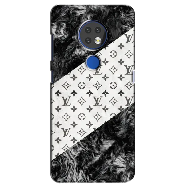 Чехол с рисунком «LV на белом» для Nokia 6.2 (2019)