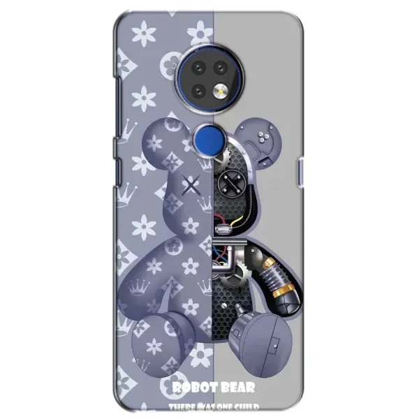 Чехол с рисунком «Медведь Louis Vuitton» для Nokia 6.2 (2019)