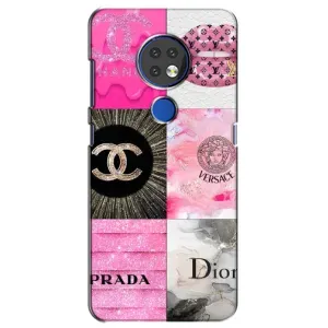 Чохол (Dior, Prada, YSL, Chanel) для Nokia 6.2 (2019) (Модніца)