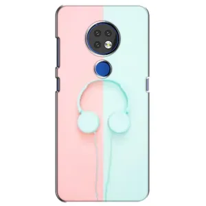 Чехол с рисунком «Наушники» для Nokia 6.2 (2019)
