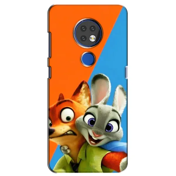 Чехол с рисунком «Ник и Хопс» для Nokia 6.2 (2019)