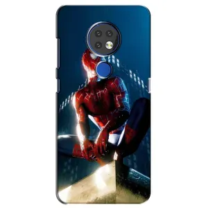 Чехол Супергерой Человека Паука на Nokia 6.2 (2019) (Паук на доме)