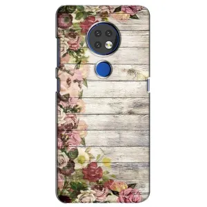 Чехлы с тематикой "ЦВЕТЫ" на Nokia 6.2 (2019) (Плетущиеся цветы)