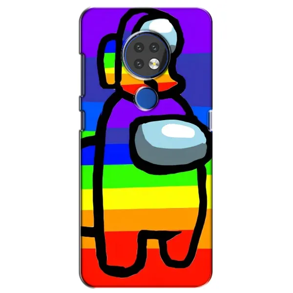 Чехол с рисунком «Радужный» для Nokia 6.2 (2019)