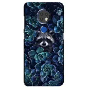 Силиконовый Чехол с Енотами на Nokia 6.2 (2019) (В цветах)