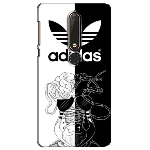 Чехол в стиле "Адидас" для Нокиа 6 (2018) (Adidas шнурки)