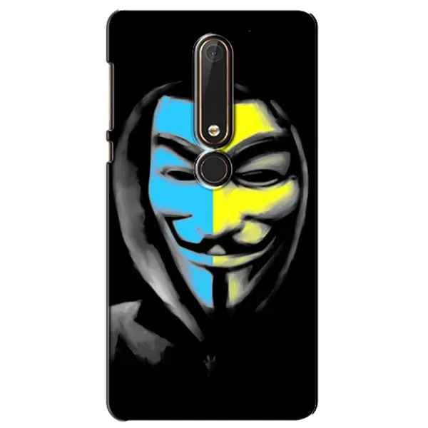 Чехол с рисунком «Анонимус патриот» для Nokia 6 2018 Чехол с рисунком «Анонимус патриот» для Nokia 6 2018