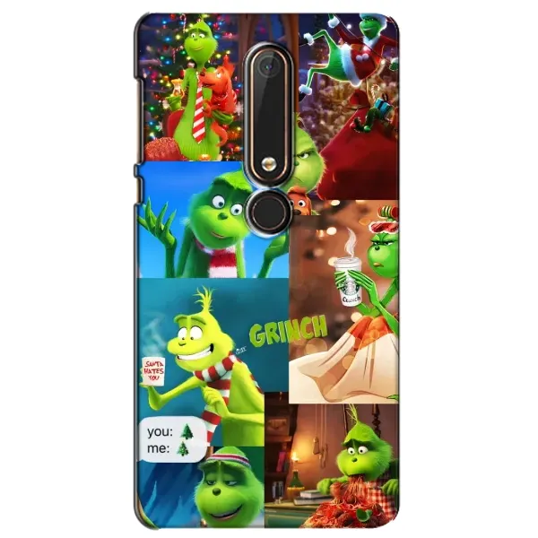Чехол с рисунком «Арт Гринч» для Nokia 6 2018 Чехол с рисунком «Арт Гринч» для Nokia 6 2018