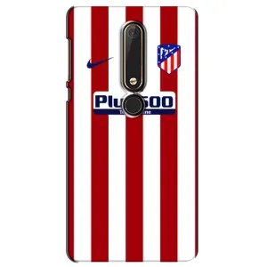 Чехлы с ТОП Футбольными клубами на Nokia 6 2018 (Atletico)