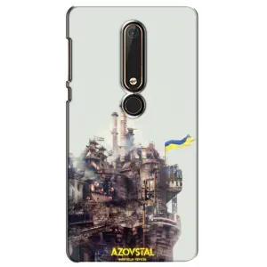 Чехлы на военную тематику для Nokia 6 2018 (Азовсталь)