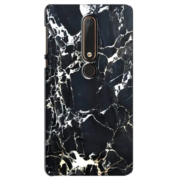 Чехол с рисунком «Чёрный мрамор» для Nokia 6 2018 Чехол с рисунком «Чёрный мрамор» для Nokia 6 2018