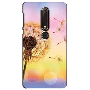 Силиконовый Чехол с одуванчиками на Nokia 6 2018 (Цветок-одуванчик)