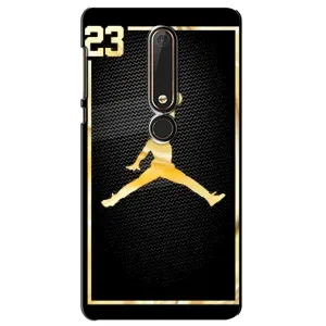 Силіконовый Чохол Nike Air Jordan на Нокіа 6 (2018) (Джордан 23)