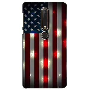 Чохол Прапор USA для Nokia 6 2018 (Прапор США 2)